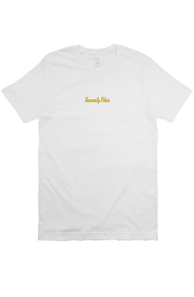 Heavenly Vibes T-Shirt - White/Gold